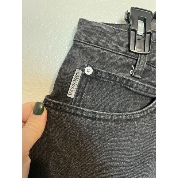 Vintage Pendleton Womens Black Straight Leg Jeans Size 14 - Picture 5 of 8